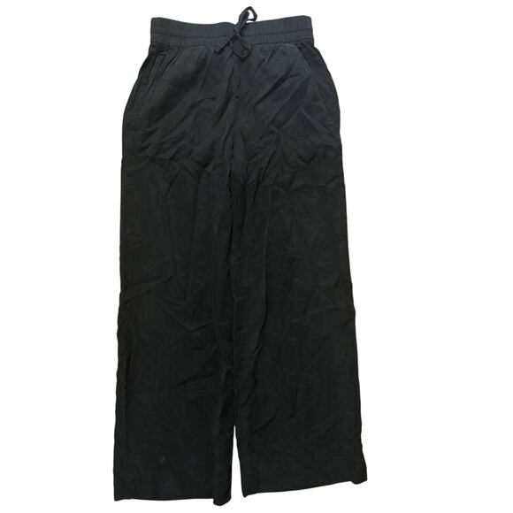 NWOT Everlane The Wide-Leg Pant in Butterlite Black Size XS - Picture 4 of 9